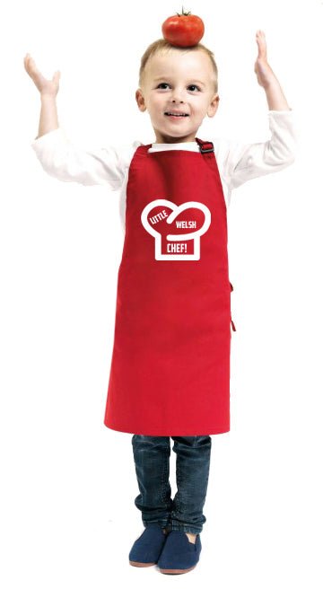 Children's Personalised Apron - Little Welsh Chef! - Giftware Wales