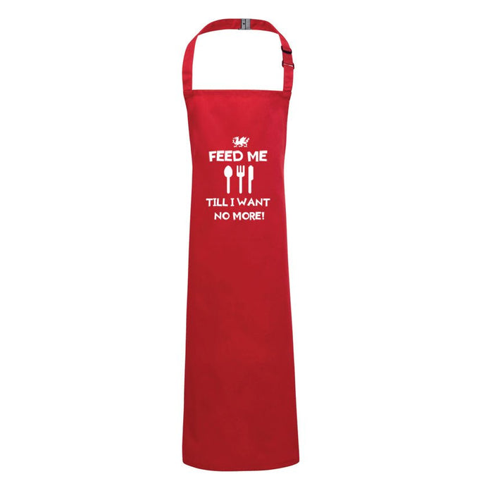 Childrens Welsh Apron - Feed Me - Giftware Wales