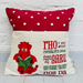 Children's Welsh Language Dragon Book Holder Cushion - Lizzie® Red - Giftware Wales