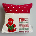 Children's Welsh Language Dragon Book Holder Cushion - Lizzie® Red - Giftware Wales