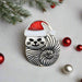 Christmas Fat Cat brooch PB140 - Giftware Wales