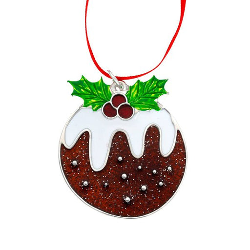 Christmas pudding tree decoration PO141 - Giftware Wales