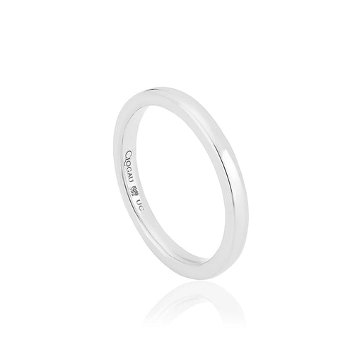Clogau 9ct White Gold New Beginning Wedding Ring - Giftware Wales
