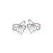 Clogau Christmas Bow Silver Stud Earrings - Giftware Wales