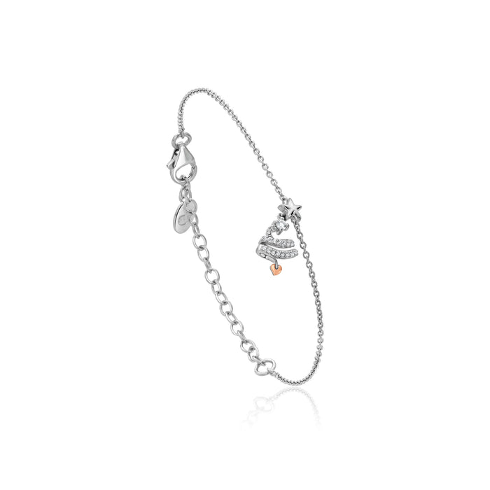 Clogau Christmas Tree Silver Bracelet - Giftware Wales