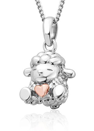 Clogau Ciwt Sheep Pendant by Clogau® Sterling Silver and 9ct gold - Giftware Wales