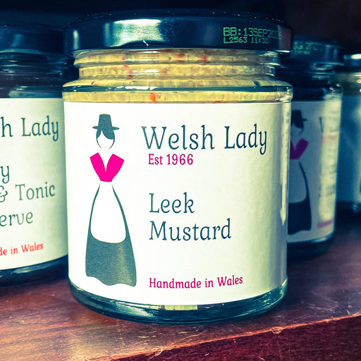 Coarsegrain Mustard with Welsh Leek - Giftware Wales