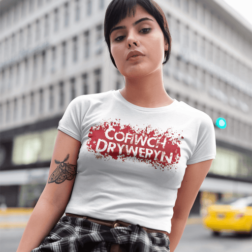 Cofiwch Dryweryn - Women's Welsh T-Shirt - Giftware Wales