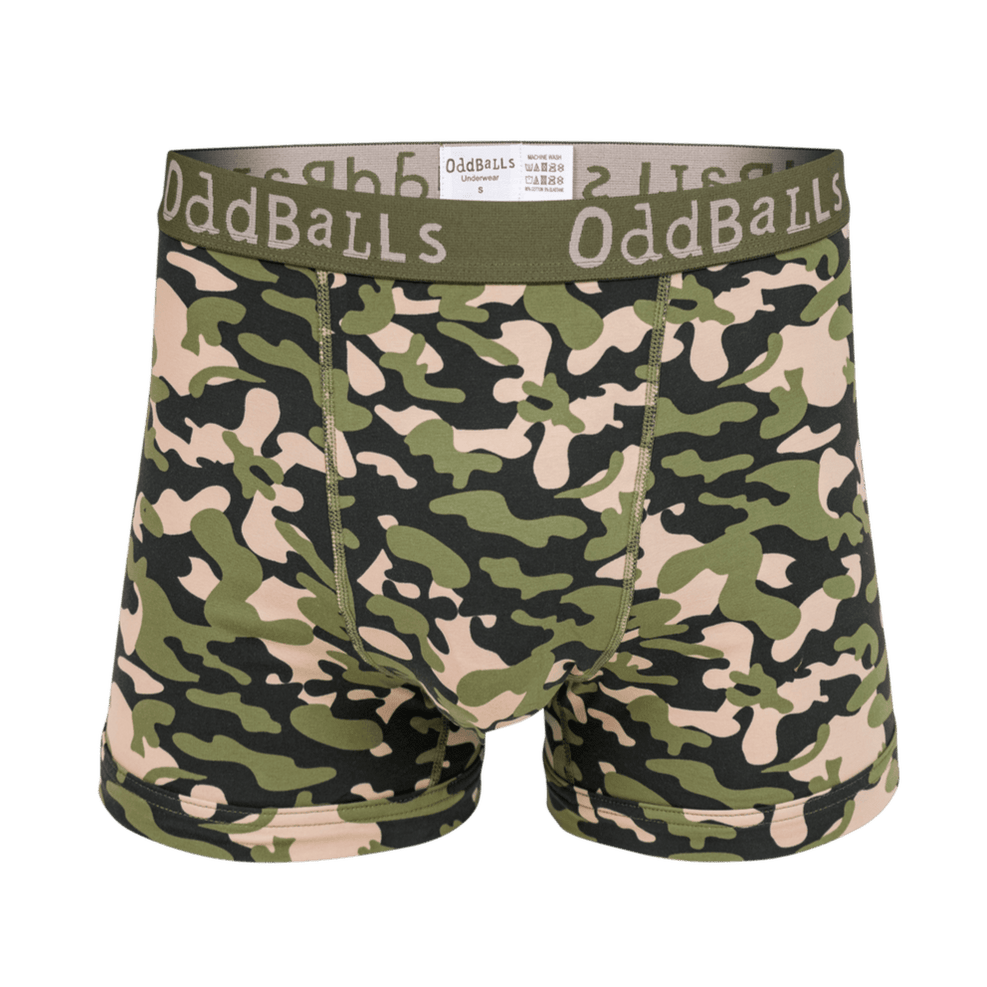 Commando Comfort Commando Mens Boxer Shorts by Oddballs® — Giftware Wales