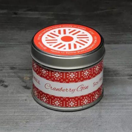 Cranberry Gin Tin Candle from Wales - Giftware Wales