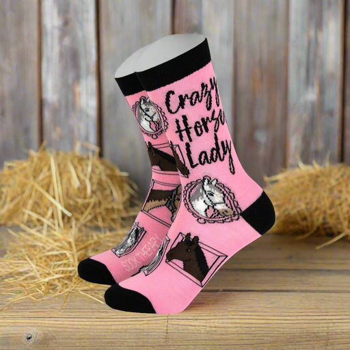 Crazy Horse Lady – Women’s Bamboo Socks - Giftware Wales