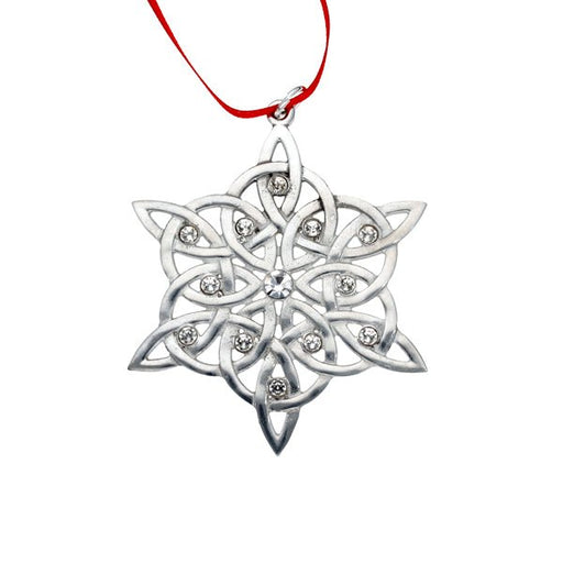 Crystal snowflake Christmas decoration PO142 - Giftware Wales