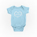 Cwtch Heart Baby Vest - Available in 3 colours - Giftware Wales