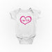 Cwtch Heart Baby Vest - Available in 3 colours - Giftware Wales