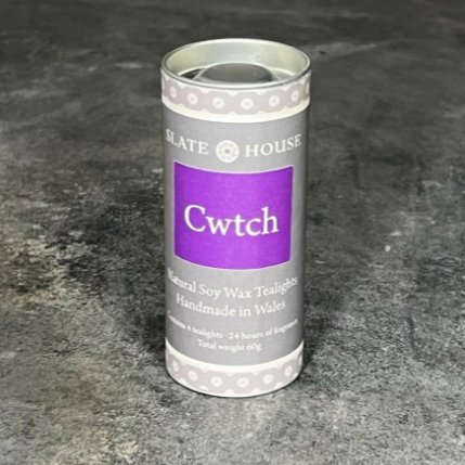 Cwtch Violets Soy Wax - Tea Lights - Giftware Wales