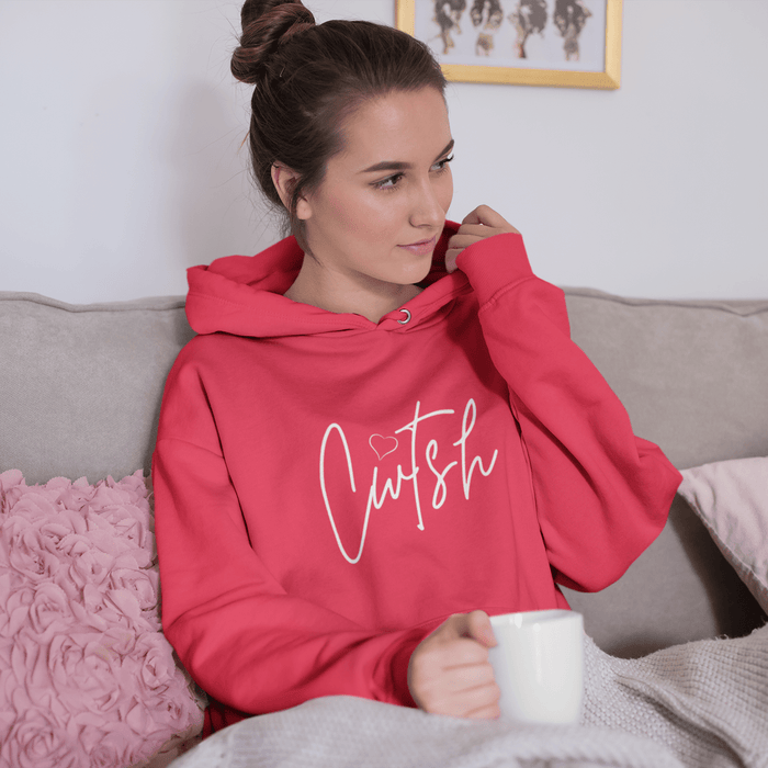 Cwtsh Ladies Welsh Signature Hoodie (Colour Choice) - Giftware Wales