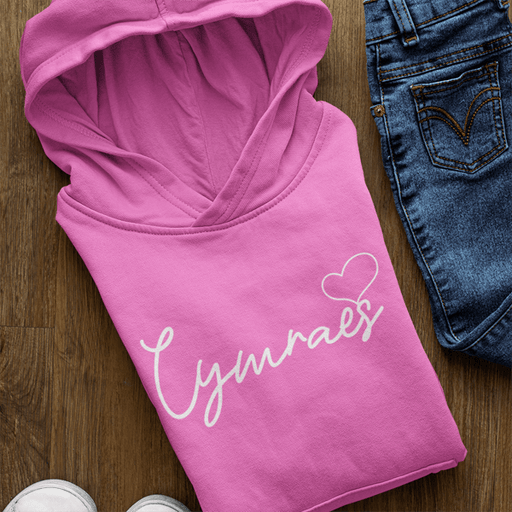 Cymraes Welsh Language - Kids Hoodie - Giftware Wales