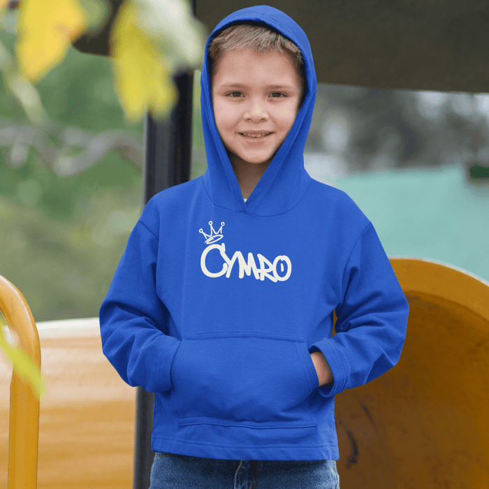 CYMRO Welsh Language - Kids Hoodie - Giftware Wales