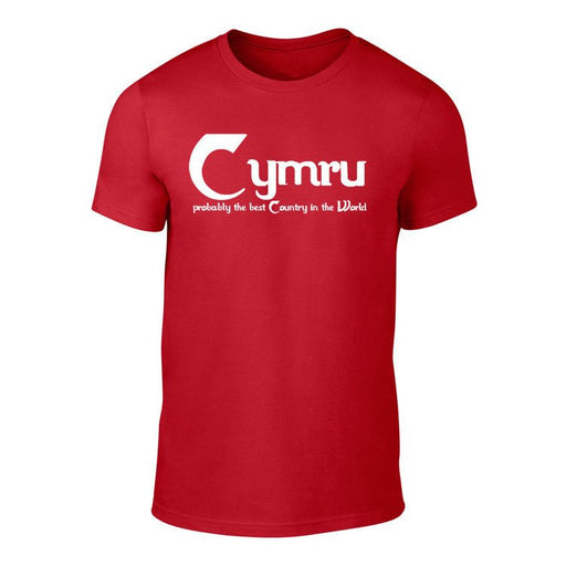 Cymru - 'Probably The Best Country In The World' T Shirt - Giftware Wales
