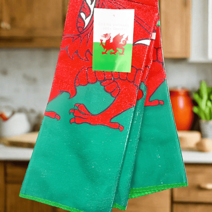 Cymru Welsh Flag T-Towel Set of 3 - Giftware Wales