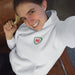 Cymru Welsh Shield - Ladies Hoodie - Giftware Wales