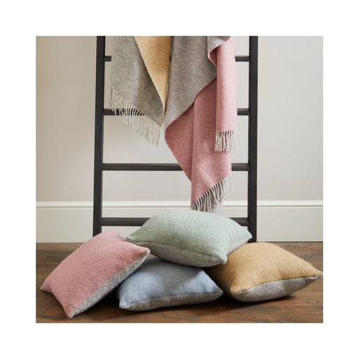 Dartmoor Reversible Cushion Sunken Pink by Tweedmill®