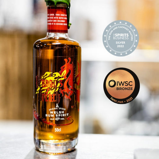Dragon's Breath Spiced Rum 45% 20cl - Giftware Wales