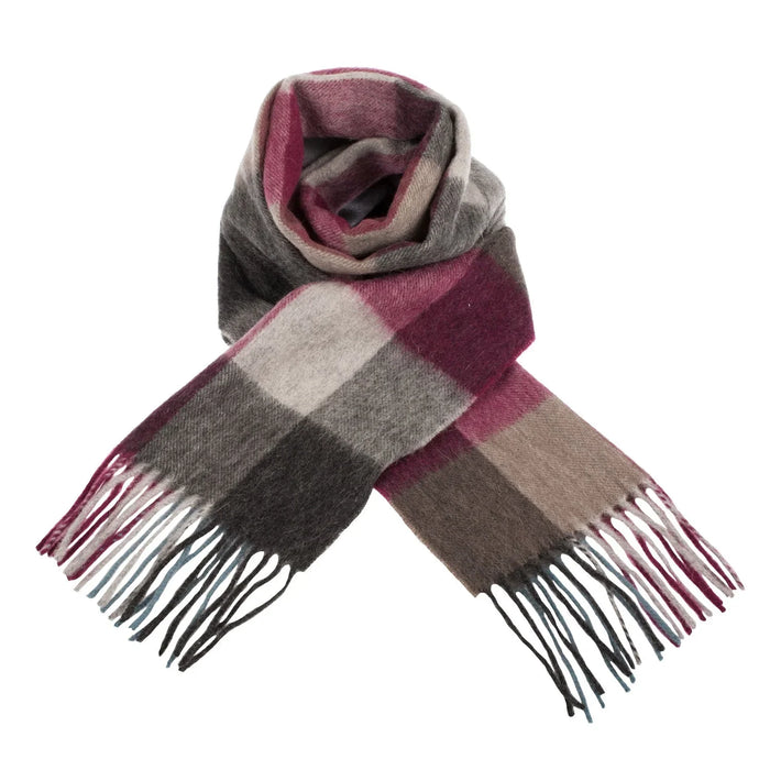 Welsh Woollens 100% Lambswool Scarf | Traditional Craftsmanship Meets Timeless Comfort | Luxuriously Soft Lambswool Woven in Wales | Elegant, Warm & Naturally Breathable