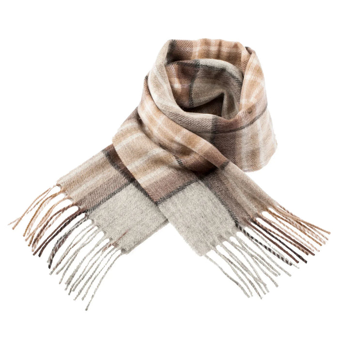 Welsh Woollens 100% Lambswool Scarf | Traditional Craftsmanship Meets Timeless Comfort | Luxuriously Soft Lambswool Woven in Wales | Elegant, Warm & Naturally Breathable