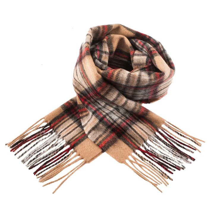 Welsh Woollens 100% Lambswool Scarf | Traditional Craftsmanship Meets Timeless Comfort | Luxuriously Soft Lambswool Woven in Wales | Elegant, Warm & Naturally Breathable