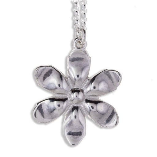 Exotic Flower Pendant Silver By St Justin (Sp962) - Giftware Wales