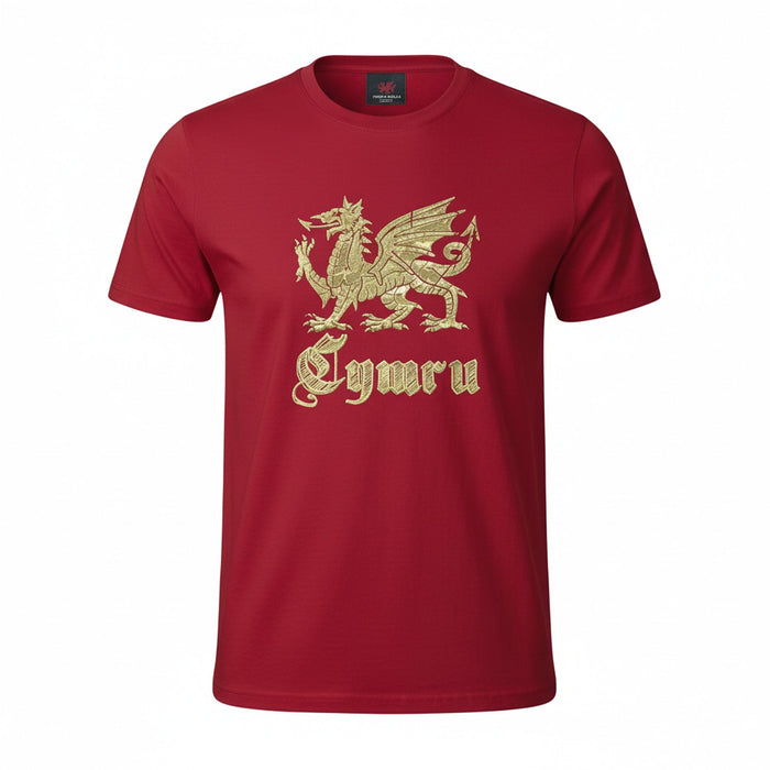 New Cymru Gold Foil T-Shirt