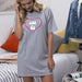 Girls Oversized sleepy T - Nos Da - Giftware Wales