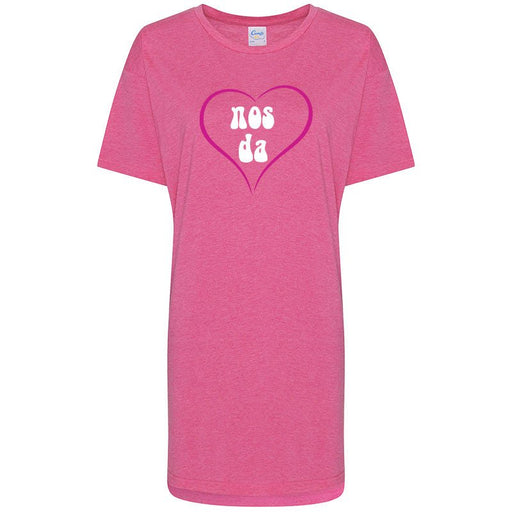 Girls Oversized sleepy T - Nos Da - Giftware Wales