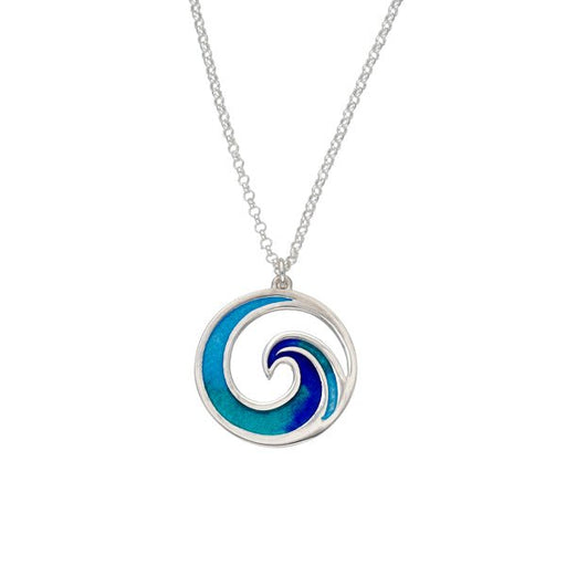 Glas Mor Mordardha enamelled pendant (SP1014) - Giftware Wales
