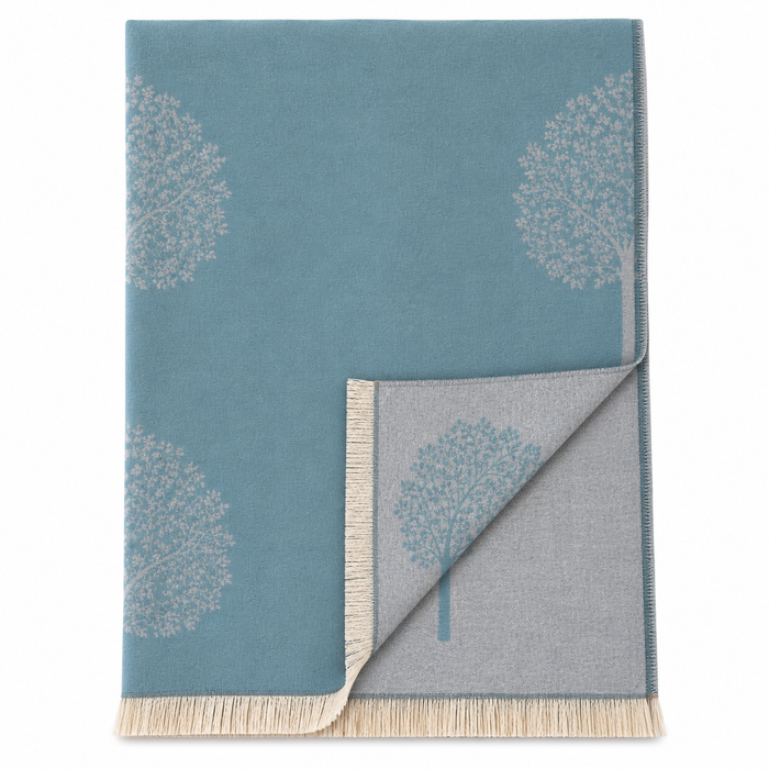 Welsh Woollens Original Tree Super Soft Stole Sage Green/Grey