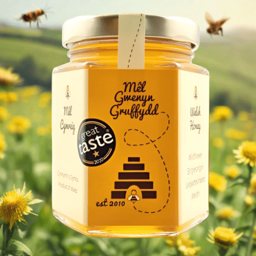 Gwenyn Gruffydd Welsh Honey 227g - Giftware Wales
