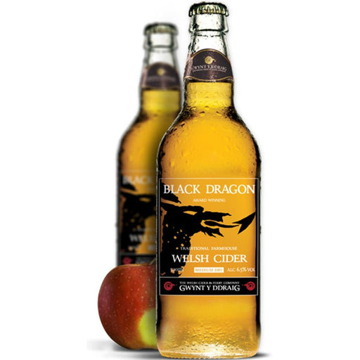 Gwynt y Ddraig, Black Dragon Cider, 500ml Bottle - Giftware Wales