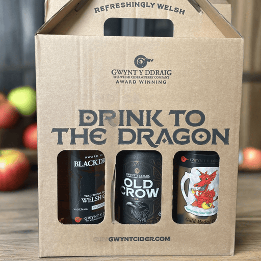 Gwynt y Ddraig Welsh Cider Gift Box - Strong - Giftware Wales