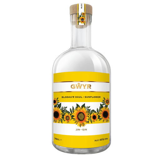 GWYR Sunflower Gin - Blodau'r Haul - Giftware Wales