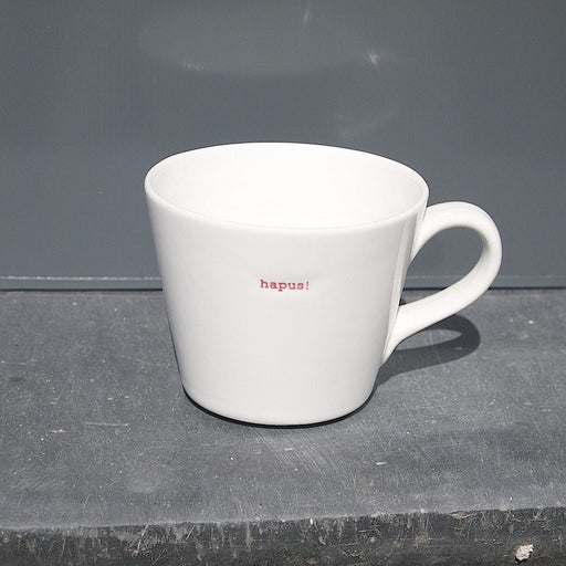 Hapus Bucket Mug - By Keith Brymer Jones (350) - Giftware Wales