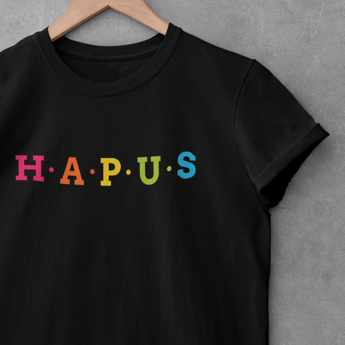 Hapus (Happy) Womens T Shirt - Giftware Wales