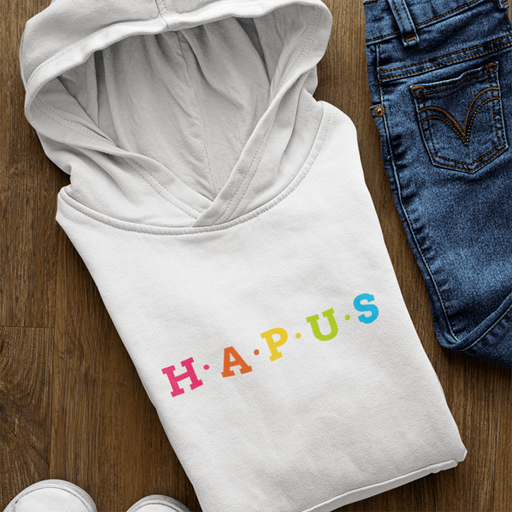 Hapus Welsh Language - Girls Hoodie - Giftware Wales