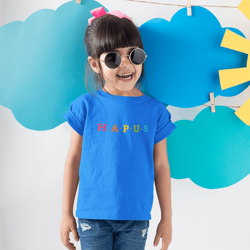 Hapus Welsh Language - Girls T Shirt - Giftware Wales