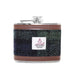 Harris Tweed 4oz Hip Flask - Giftware Wales