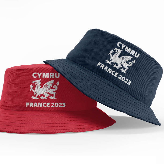 Cymru Dragon France 2023 Bucket Hat
