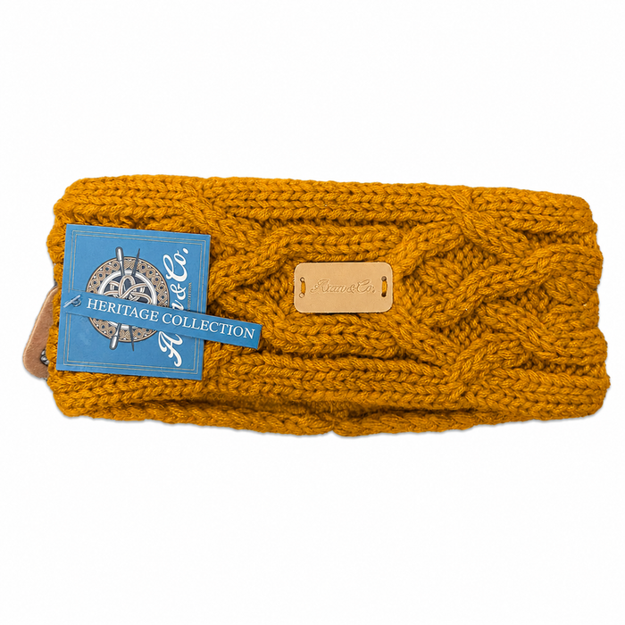 Aran Ladies Headband (Fleece Lined)