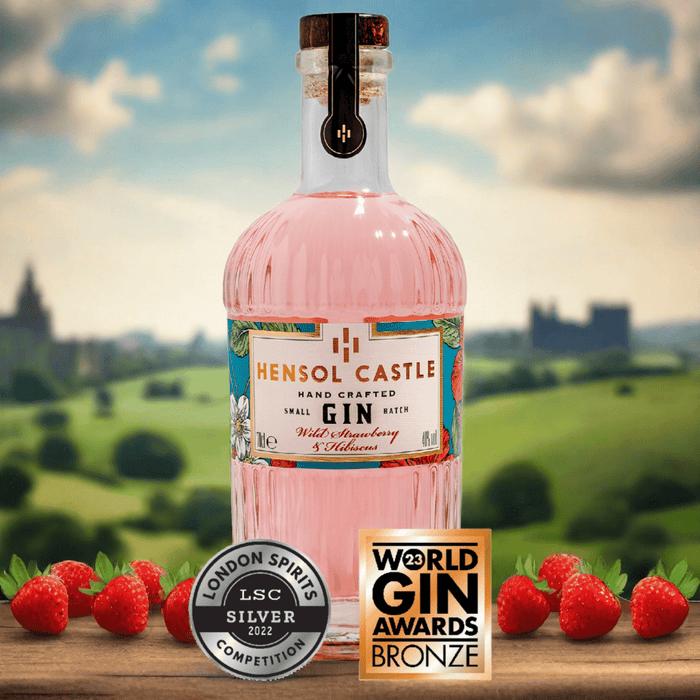 Hensol Castle Wild Strawberry & Hibiscus Gin - Giftware Wales