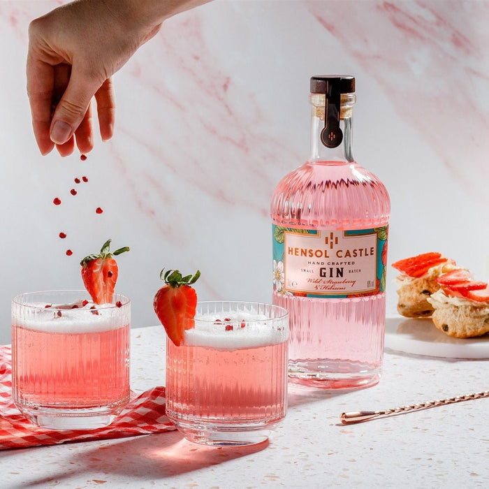 Hensol Castle Wild Strawberry & Hibiscus Gin - Giftware Wales