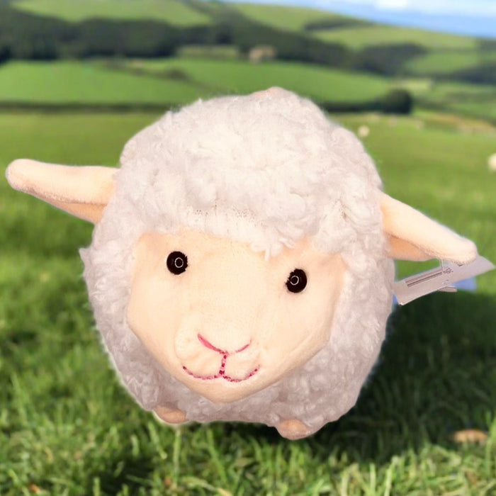 Mini Cuddly Lamb - White